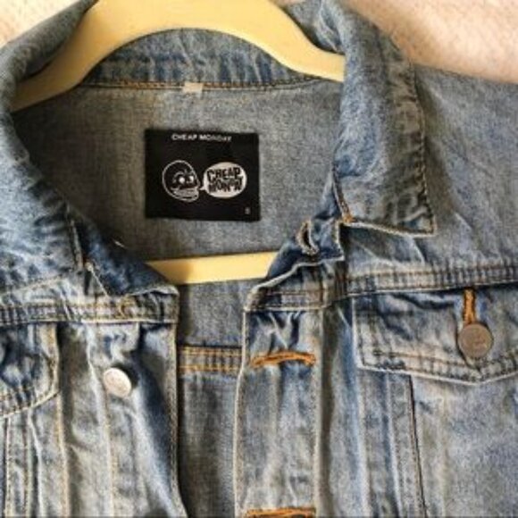 cheap monday cropped jean jacket - Picture 2 of 5